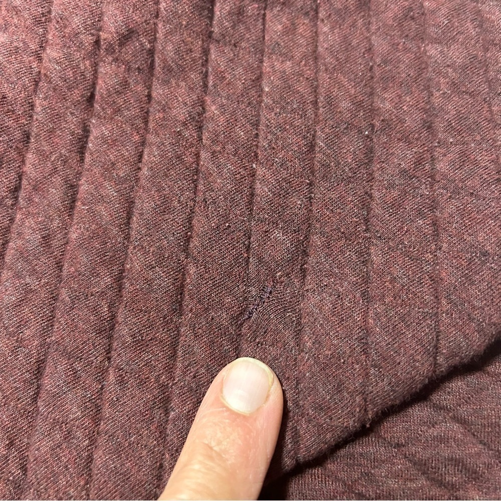 Patagonia Organic Cotton Quilt Snap-T® Pullover Small Maroon Red READ - Picture 6 of 10